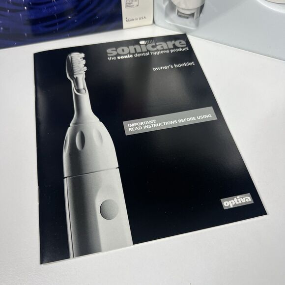 Optiva Sonicare Quadpacer Sonic Rechargable Toothbrush with 2 Heads - New - Picture 4 of 9